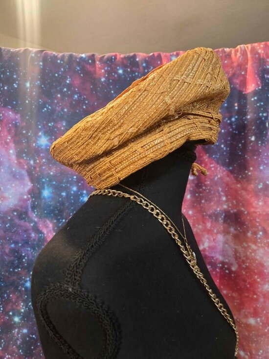 Vintage Antique Yves Saint Laurent YSL Hat Wicker Style Deadstock main image 5